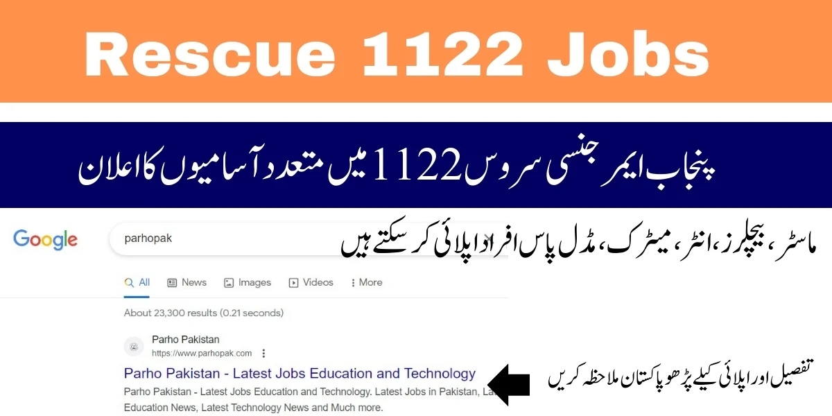 Rescue 1122 Jobs