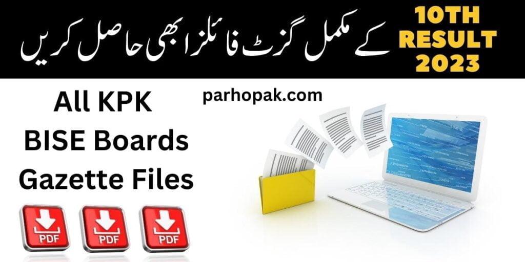 Download Gazette 11th Class Result 2022 PDF All Punjab BISE Boards