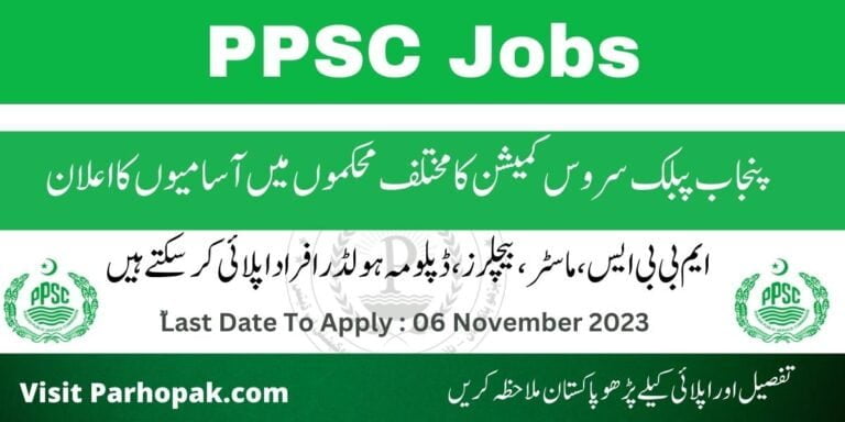 PPSC Jobs 2023 Advertisement No 21