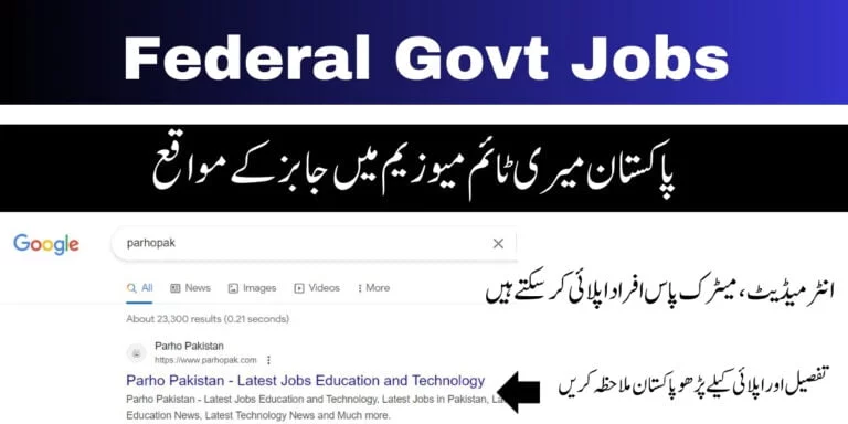 Pakistan Maritime Museum Jobs 2024