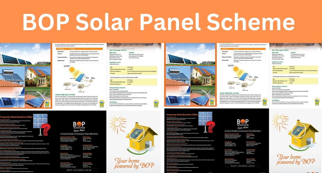 BOP Solar Panel Scheme