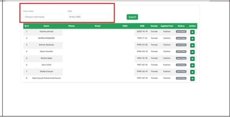 login for Head Teacher to Mark STI Interview Marks
