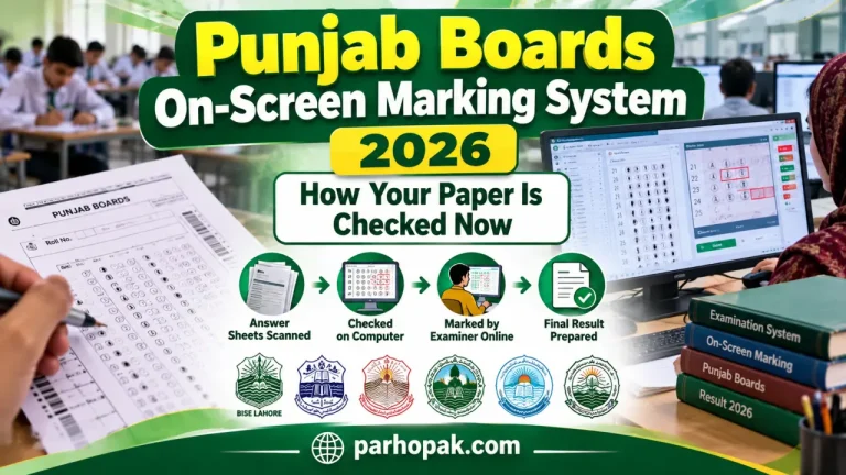Punjab Boards On-Screen Marking System 2026